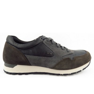 Geox U Emildon B Sneaker in black/dk. grey Geox U Emildon B Sneaker in black/dk. grey