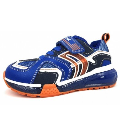 Geox Bayonyc Sneaker in CO685 royal/orange Geox Bayonyc Sneaker in CO685 royal/orange