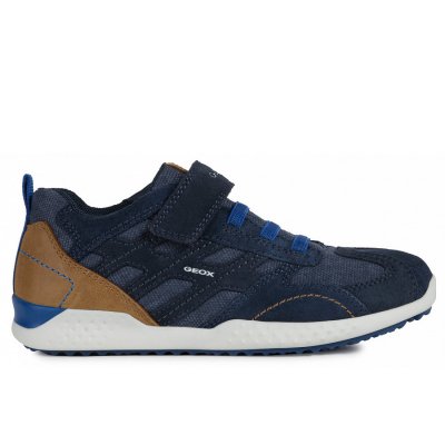 Geox J SNAKE.2 B. A - SUEDE CANVAS Schnürschuhe in NAVY/ROYAL Geox J SNAKE.2 B. A - SUEDE CANVAS Schnürschuhe in NAVY/ROYAL