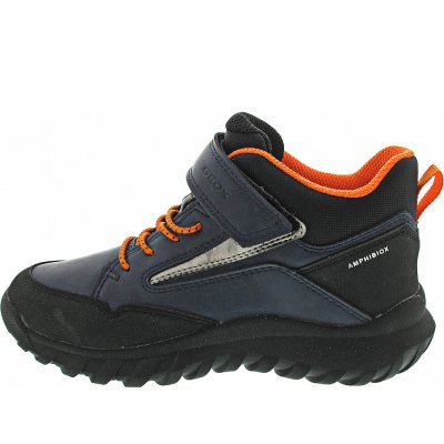Geox Simbyos Boy Klettstiefel in navy-orange Geox Simbyos Boy Klettstiefel in navy-orange