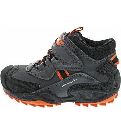 Geox Savage Stiefel in dk grey/orange Geox Savage Stiefel in dk grey/orange