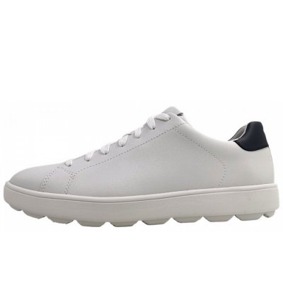 Geox U Spherica ECUB sportlicher Schnürer in white/navy C0899 Geox U Spherica ECUB sportlicher Schnürer in white/navy C0899