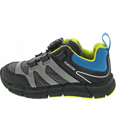 Geox Flexyper Boy Sneaker in black-lt blue Geox Flexyper Boy Sneaker in black-lt blue