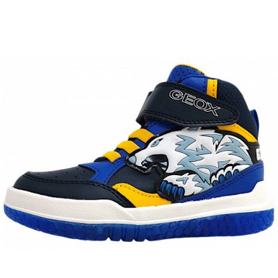 Geox Buzzerlight Klettschuh in navy/yellow C4054 Geox Buzzerlight Klettschuh in navy/yellow C4054