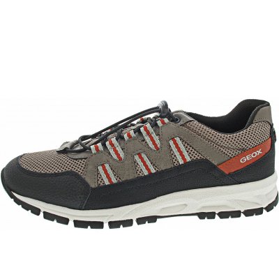 Geox Delray sportlicher Schnürer in black-dove grey Geox Delray sportlicher Schnürer in black-dove grey