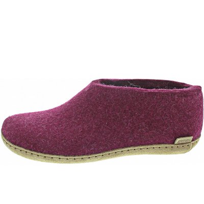 Glerups Hausschuh in cranberry Glerups Hausschuh in cranberry