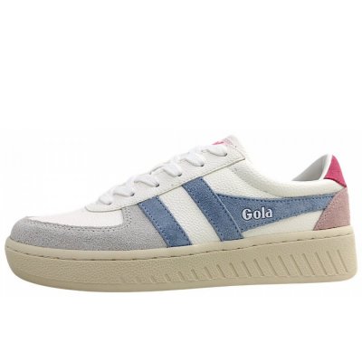 Gola Grandslam Trident sportlicher Schnürer in white/air/fluro pink Gola Grandslam Trident sportlicher Schnürer in white/air/fluro pink