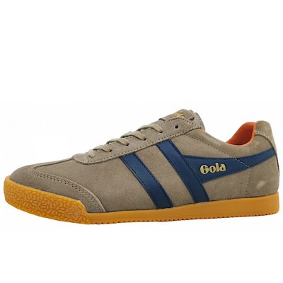 Gola Harrier Sneaker in Rhino/ Navy/ Moody Orange Gola Harrier Sneaker in Rhino/ Navy/ Moody Orange