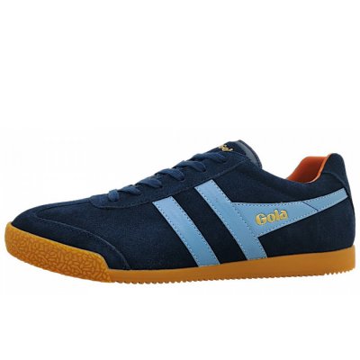 Gola Harrier sportlicher Schnürer in navy/iceburg/mood orange Gola Harrier sportlicher Schnürer in navy/iceburg/mood orange