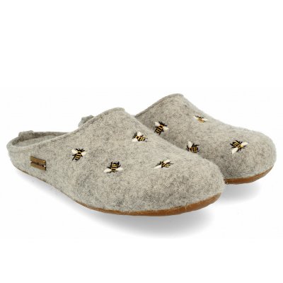 Haflinger Hauschuhe in grau Haflinger Hauschuhe in grau