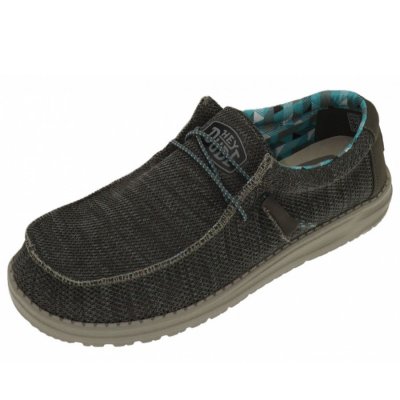Hey Dude Wally Sox Charcoal Slipper in Charcoal Hey Dude Wally Sox Charcoal Slipper in Charcoal