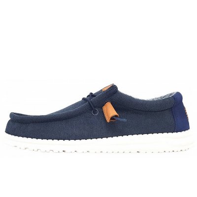 Hey Dude Wally Corduroy Slipper in 410- Navy Hey Dude Wally Corduroy Slipper in 410- Navy