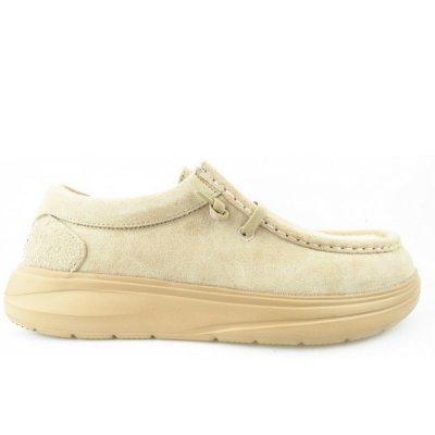 Hey Dude Wally Comfort Suede Slipper in tan (beige) Hey Dude Wally Comfort Suede Slipper in tan (beige)