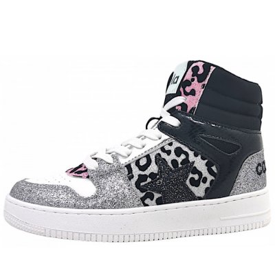 Jela Stiefel in black/ silver