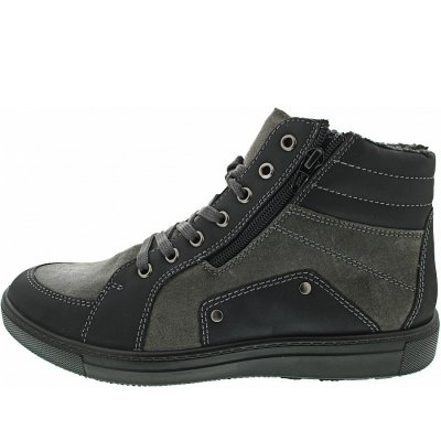 Jomos Schnürstiefel in schwarz-shark Jomos Schnürstiefel in schwarz-shark
