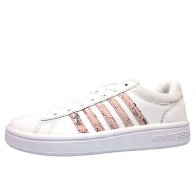 K-Swiss Court Winston Trainingsschuh in whitw/pink