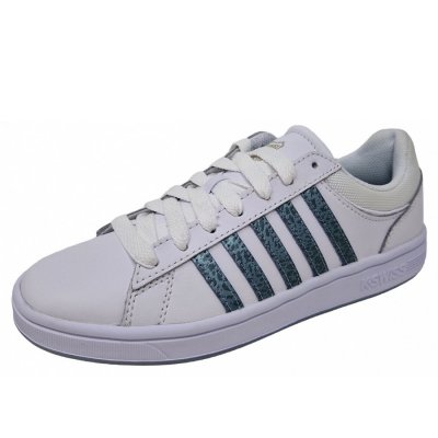 K-Swiss Court Winston Sneaker in white/blue K-Swiss Court Winston Sneaker in white/blue