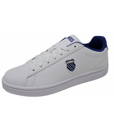 K-Swiss Court Shield Sneaker in white sodalite blue K-Swiss Court Shield Sneaker in white sodalite blue
