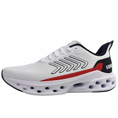 K-Swiss Melrose Tubes Lite Laufschuh in white/navy/red K-Swiss Melrose Tubes Lite Laufschuh in white/navy/red