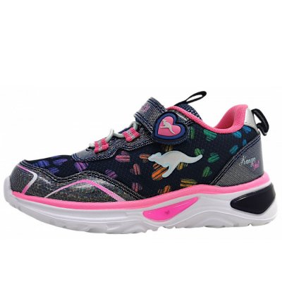 KangaRoos K-SLG Lovin EV Klettschuh in dk navy/daisy pink KangaRoos K-SLG Lovin EV Klettschuh in dk navy/daisy pink