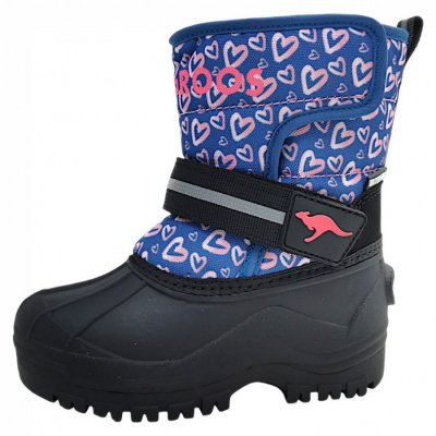 KangaRoos K-Shell II Winterstiefel in midnight/rose heart 4819 KangaRoos K-Shell II Winterstiefel in midnight/rose heart 4819