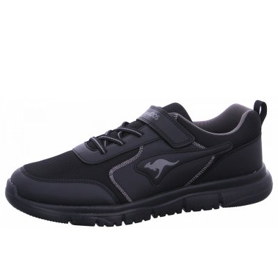 KangaRoos K-ETK Zig EV Sneaker in 5500 blk mono KangaRoos K-ETK Zig EV Sneaker in 5500 blk mono