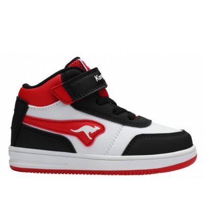 KangaRoos K-CPI Tine Mid EV Sneaker high in jetblack fiery red KangaRoos K-CPI Tine Mid EV Sneaker high in jetblack fiery red