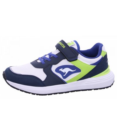 KangaRoos K-Sneak Sneaker in 4054 dk.navy lime KangaRoos K-Sneak Sneaker in 4054 dk.navy lime