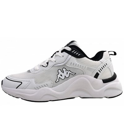 Kappa Sportschuh in white/black Kappa Sportschuh in white/black