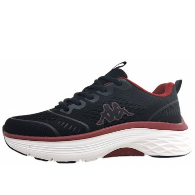 Kappa Sportschuh in black/berry Kappa Sportschuh in black/berry
