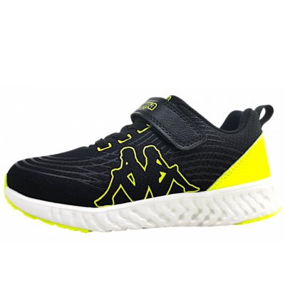 Kappa HANAKO Klettschuh in black/lime Kappa HANAKO Klettschuh in black/lime