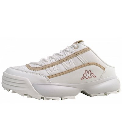 Kappa Clogs in White/Beige