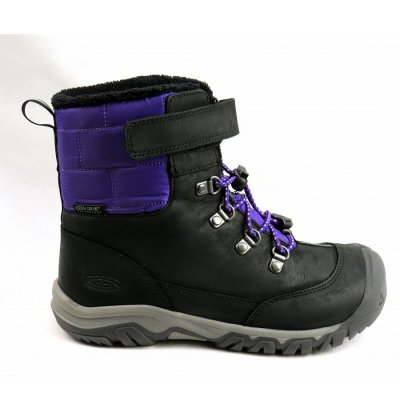 KEEN GRETA WaterProof Boots in BLACK/PURPLE