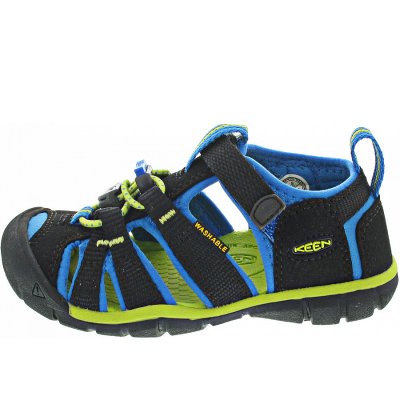 KEEN Seacamp Sandale in black-brilliant blue KEEN Seacamp Sandale in black-brilliant blue