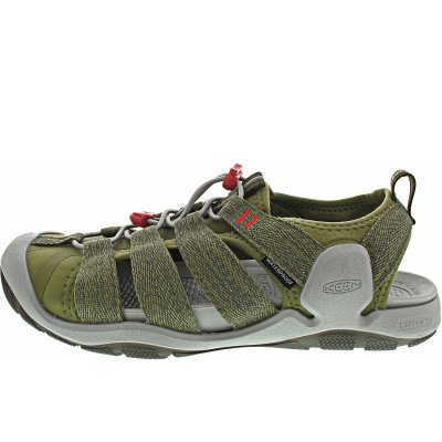 KEEN CNX II M Sandale in olive drab/red carpet KEEN CNX II M Sandale in olive drab/red carpet