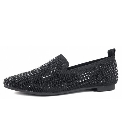 La Strada Slipper in black