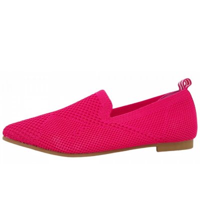 La Strada Slipper in fuchsia knitted La Strada Slipper in fuchsia knitted
