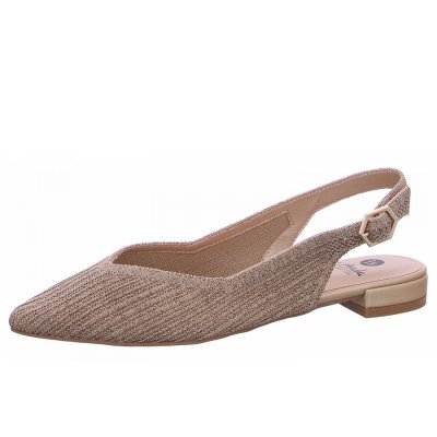 La Strada Sling Sandalette in 4543 gold silver La Strada Sling Sandalette in 4543 gold silver