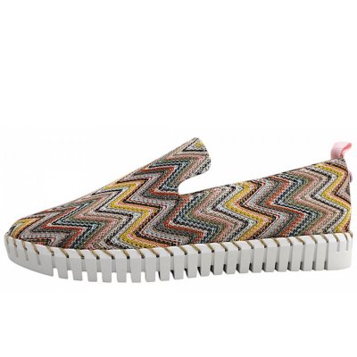 La Strada Slipper in pink/yellow multi 6033