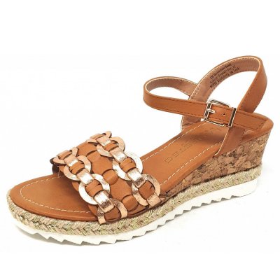 Laufsteg München Sandalette in camel Laufsteg München Sandalette in camel