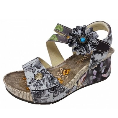 Laura Vita Laura Vita Sandalette in perle grau