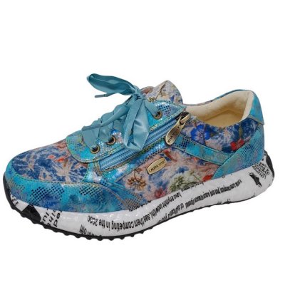 Laura Vita Laura Vita Sneaker in türkise blau multi Laura Vita Laura Vita Sneaker in türkise blau multi