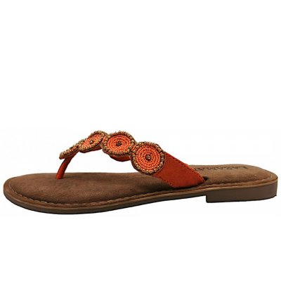 Lazamani Pantolette in Coral Lazamani Pantolette in Coral
