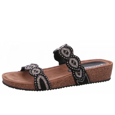 Lazamani Pantolette in black Lazamani Pantolette in black