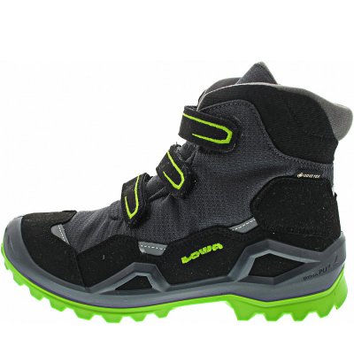 Lowa Milo EVO GTX Mid Jr Boots in limone-grau Lowa Milo EVO GTX Mid Jr Boots in limone-grau