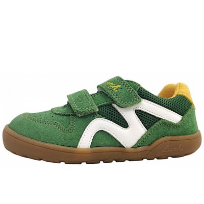 Lurchi Jamin Barefoot Klettschuh in dk green yellow 3337 Lurchi Jamin Barefoot Klettschuh in dk green yellow 3337