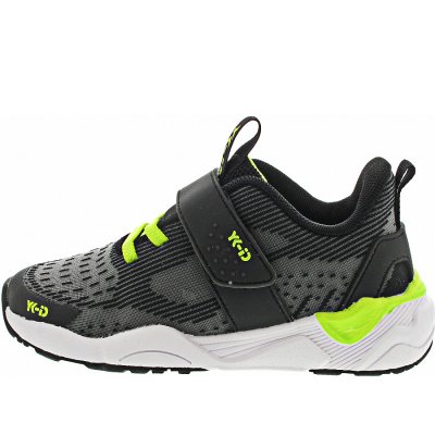 Lurchi LEIF Klettschuh in BLACK GREY GREEN Lurchi LEIF Klettschuh in BLACK GREY GREEN