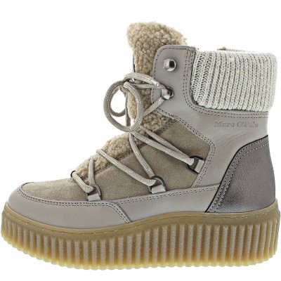 Marc O'Polo Schnürstiefel in light taupe