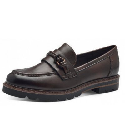Marco Tozzi slippermodel 2470441 Slipper in dunkelbraun Marco Tozzi slippermodel 2470441 Slipper in dunkelbraun