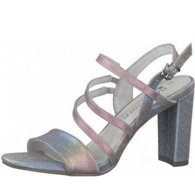 Marco Tozzi sandalette Sandalette in silber kombi. Marco Tozzi sandalette Sandalette in silber kombi.